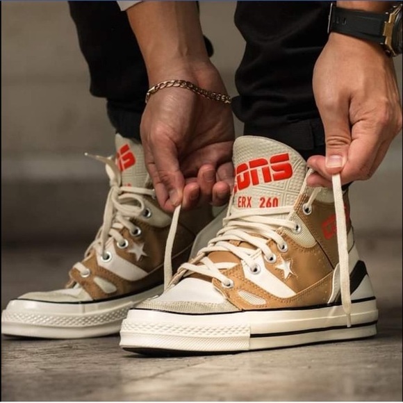 Converse Chuck 70 Hi ERX 260 Iced Coffee High Top Sneaker Size Mens 9 Ladies 11 - Picture 8 of 16